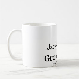Caneca De Café SIMPLES MINIMAL adicione seu nome padrinho persona