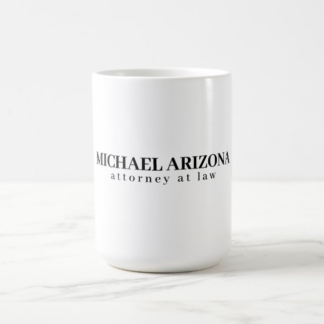 Caneca De Café Simples Plana Mínima Preta e Branca (Centro)