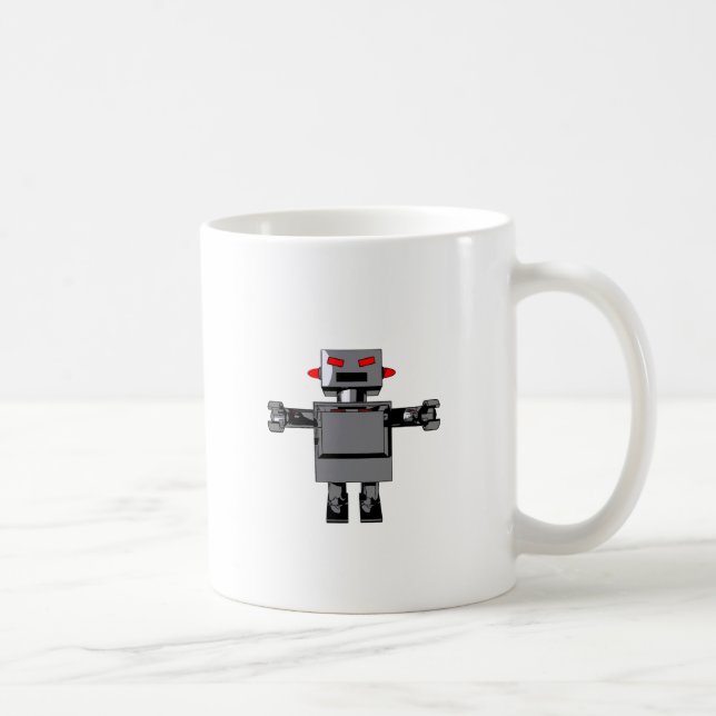 Caneca De Café Simples Robot Mug (Direita)