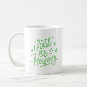 Caneca De Café simplesmente feliz