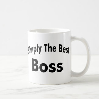 Caneca De Café Simplesmente o melhor chefe