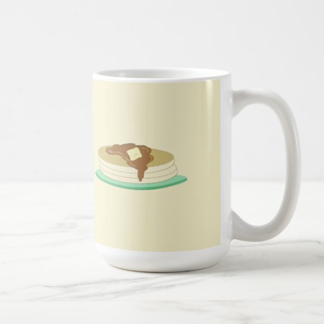 Caneca De Café Simplesmente Panquecas (Direita)