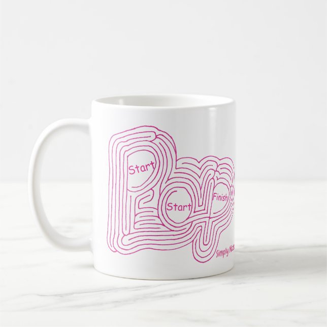Caneca De Café Simplesmente "Pop" Maze Mug (Esquerda)