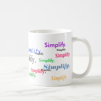 Caneca De Café Simplifique. (1 de 3)