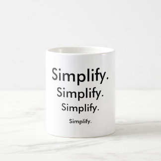 Caneca De Café Simplifique. (2 de 3)