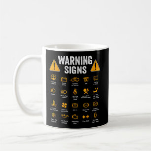 Caneca De Café Sinais de aviso de condução engraçados 101 Present