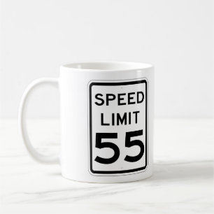 Caneca De Café Sinal de 55 MPH, muito divertido, Copa de Café