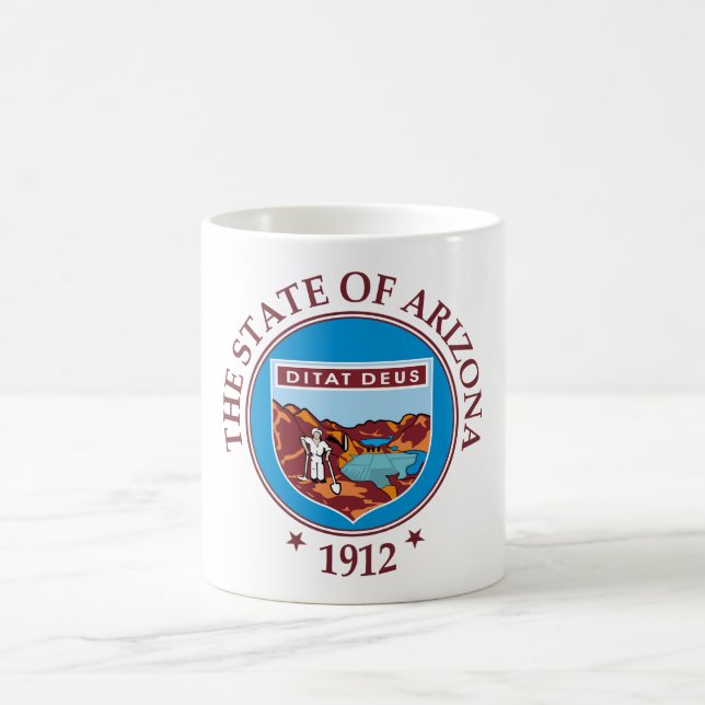 Caneca De Café sinal de arizona (Centro)