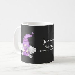 Caneca De Café Sinal de Astrologia do Gnomo Scorpio Anjo Seu Nome