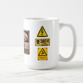 Caneca De Café Sinal de aviso 005