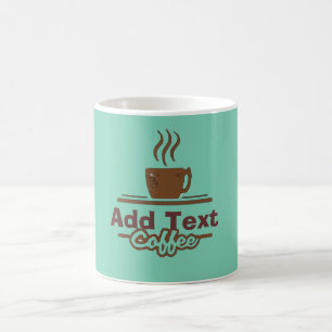 Caneca De Café Sinal de café, adicionar nome