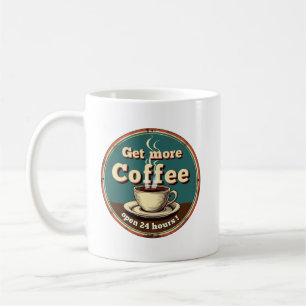 Caneca De Café sinal de café vintage legal