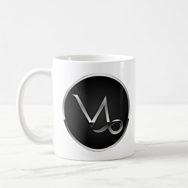 Caneca De Café Sinal de Capricórnio (Esquerda)