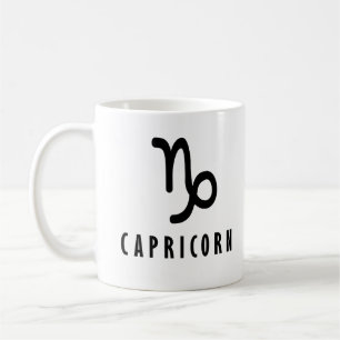 Caneca De Café Sinal de Capricórnio zodiac