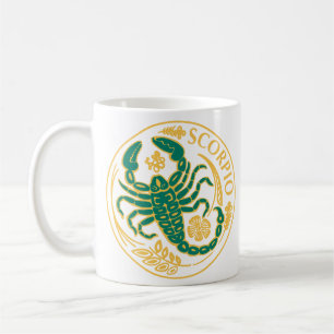 Caneca De Café Sinal de Escorpião do Zodíaco