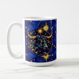 Caneca De Café Sinal de Horoscópio Taurus Zodiac Astrologia