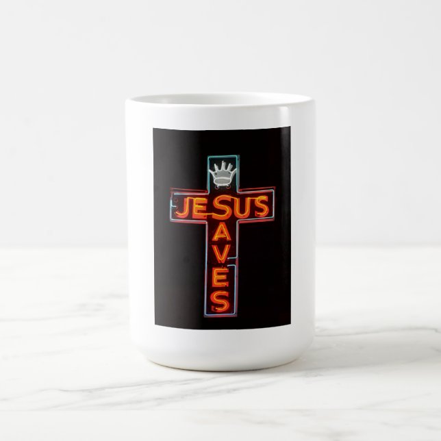 Caneca De Café Sinal de Jesus Salva (Centro)