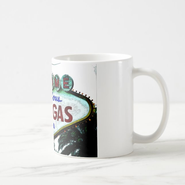 Caneca De Café Sinal de Las Vegas (Direita)