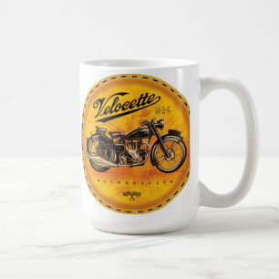 Caneca De Café Sinal de motocicleta âmbar Velocette