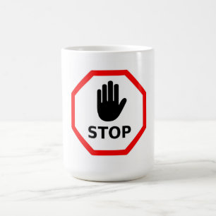 Caneca De Café Sinal de parada