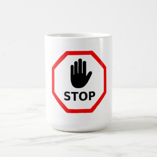 Caneca De Café Sinal de parada