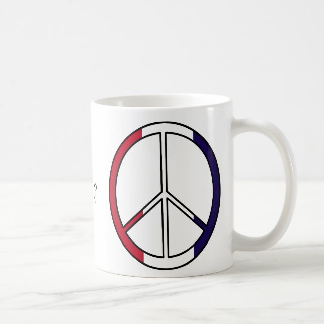 CANECA DE CAFÉ SINAL DE PAZ (Direita)