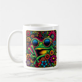 Caneca De Café Sinal de paz Legal Funky