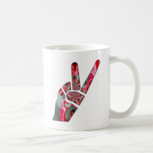 Caneca De Café Sinal de paz manual