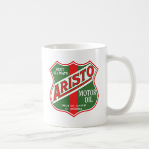 Caneca De Café sinal de reprodução vintage óleo de motor Aristo
