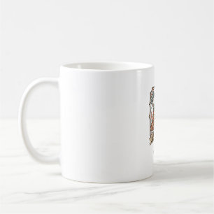 Caneca De Café Sinal de Segurança Jesus Etiqueta de Aviso Sinal d
