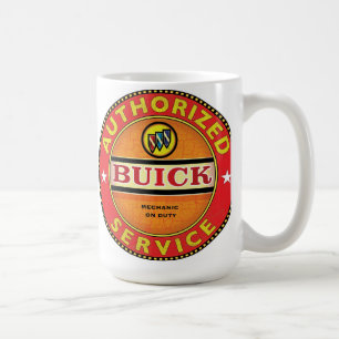 Caneca De Café Sinal de serviço de carros Vintage Buick