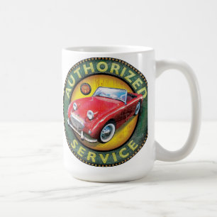 Caneca De Café Sinal de serviço sprite de bugeye Austin Healey