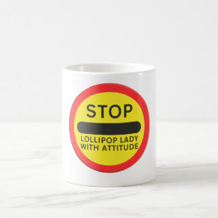 Caneca De Café Sinal de trânsito crianças da escola cruzando Senh