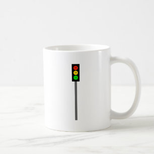 Caneca De Café Sinal de trânsito temperamental em Pólo
