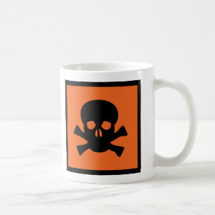 Caneca De Café sinal do crânio do químico