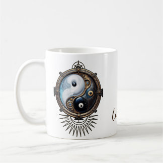 Caneca De Café Sinal elegante de yin yang