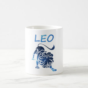 Caneca De Café Sinal Leo do zodíaco