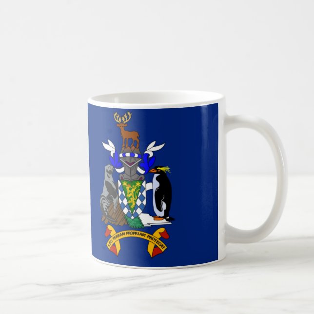 Caneca De Café Sinal Mug da Geórgia do Sul (Direita)