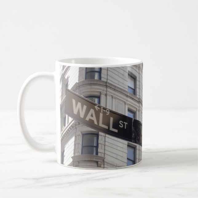 Caneca De Café Sinal Nova Iorque Mug da Wall Street (Esquerda)