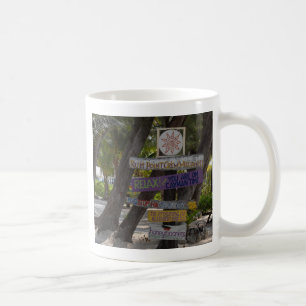 Caneca De Café Sinal poste Rum Point Grand Cayman