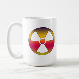Caneca De Café Sinal radioativo nuclear