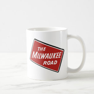 Caneca De Café Sinal Railway 2 da estrada de Milwaukee