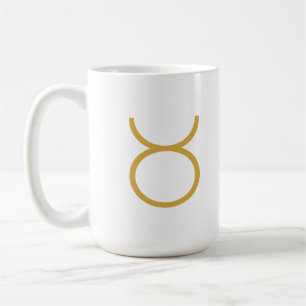 Caneca De Café Sinal Zodiac De Taurus