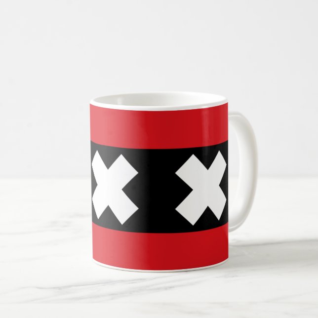 Caneca De Café Sinalizador Amesterdã (Frente Esquerda)
