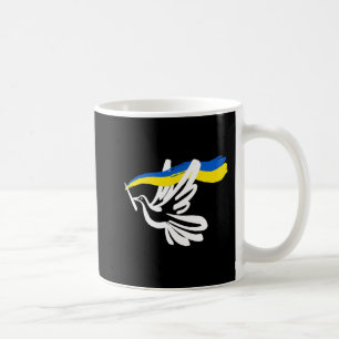 Caneca De Café Sinalizador Azul Amarelo Ucraniano Com Suporte A P