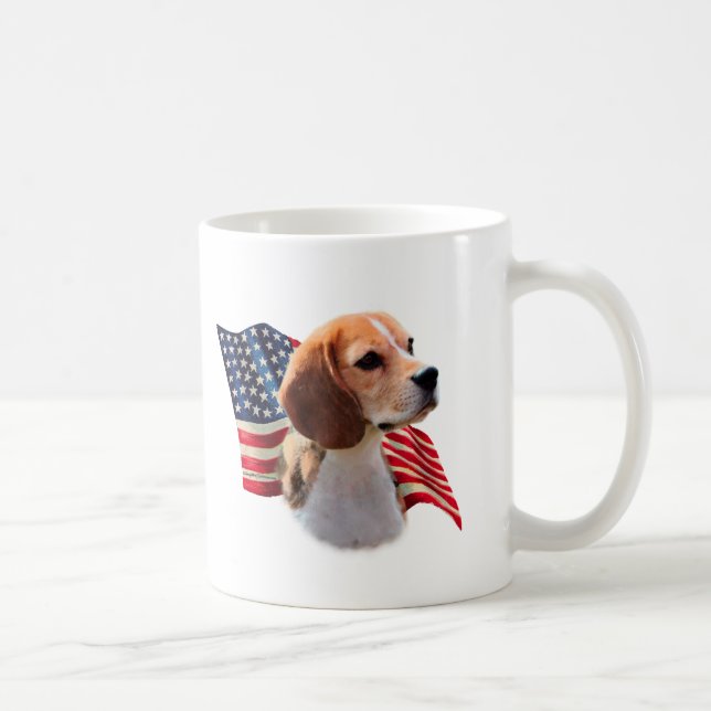 Caneca De Café Sinalizador Beagle (Direita)