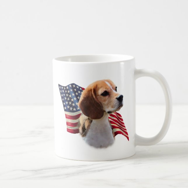 Caneca De Café Sinalizador Beagle (Direita)