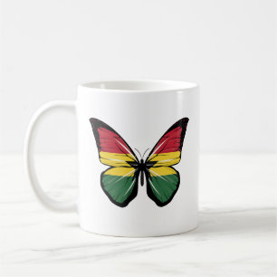 Caneca De Café Sinalizador da Borboleta Gana