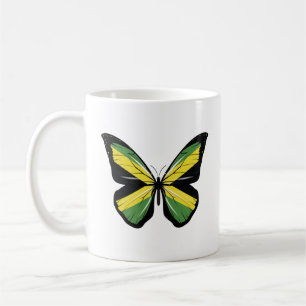 Caneca De Café Sinalizador da Borboleta Jamaica