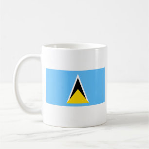 Caneca De Café Sinalizador da Lúcia do santo ~ Mapear Mug